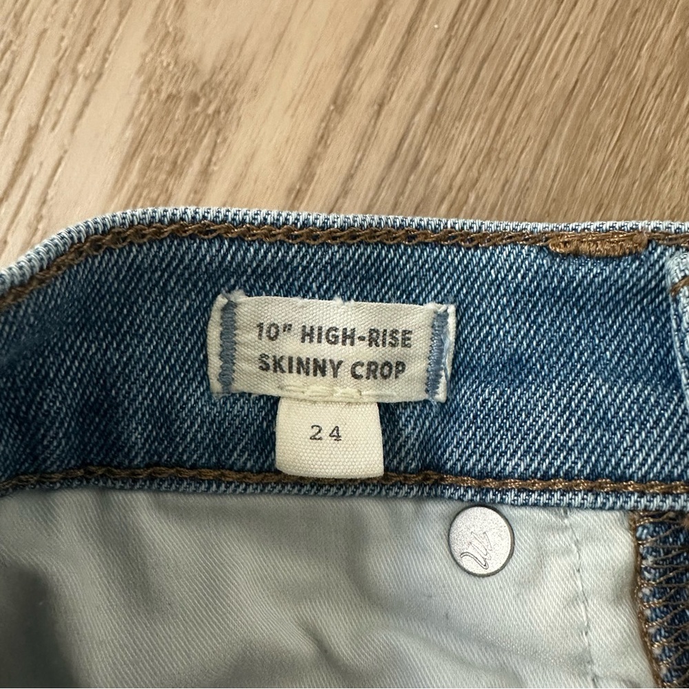 EUC Madewell High Rise Skinny Jeans 24 - Picture 3 of 3